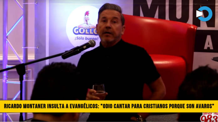 Ricardo Montaner Insulta a EvangÃ©licos: â€œOdio cantar para Cristianos porque son Avaros e Inconformesâ€�