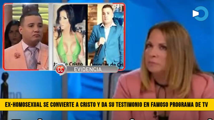 Ex-Homosexual se Convierte a Cristo y da su Testimonio en Famoso Programa de TV