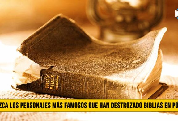 Video: Conozca a los Personajes mÃ¡s famosos que han destrozado la Biblia en PÃºblico