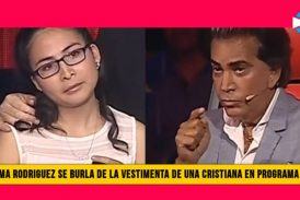 El Puma Rodriguez se Burla de la Vestimenta de una Cristiana en Programa de TV
