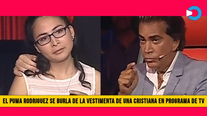 El Puma Rodriguez se Burla de la Vestimenta de una Cristiana en Programa de TV