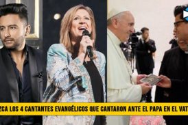 Conozca los 4 Cantantes EvangÃ©licos que cantaron frente al Papa en el Vaticano