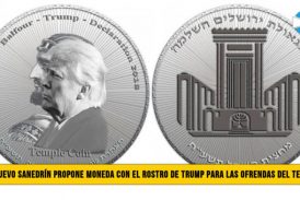 Nuevo SanedrÃ­n propone moneda con el rostro de Trump para las Ofrendas del Tercer Templo