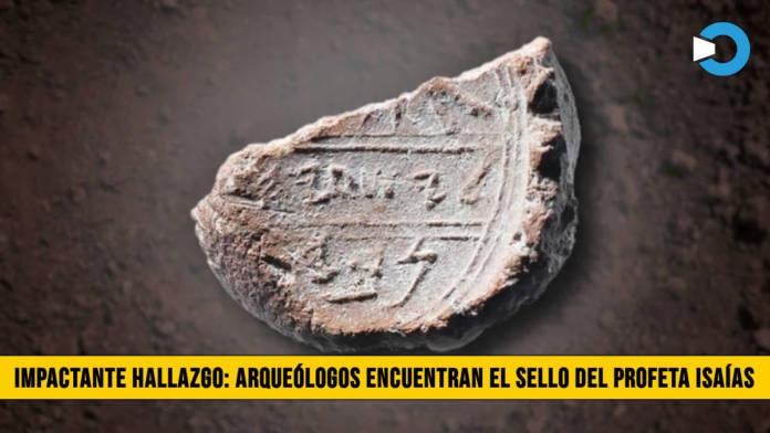 Impactante Hallazgo: ArqueÃ³logos encuentran el Sello del Profeta IsaÃ­as