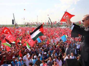 Turquía promueve manifestaciones pro-Palestina y acusa a Israel de “imitar a Hitler”
