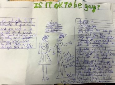 Escuela hace que niños escriban “cartas de amor LGBT”