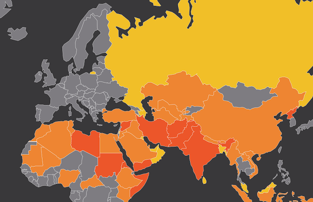 Gráfico: Lista Mundial de Persecución 2019