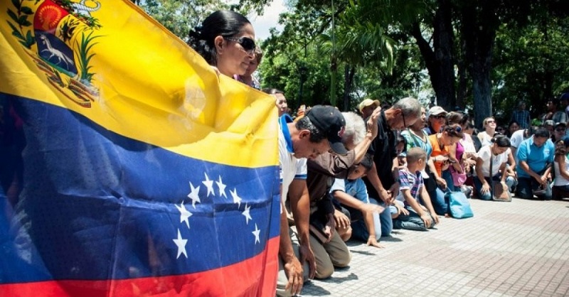 Convocan a oración por Venezuela para este 17 de marzo