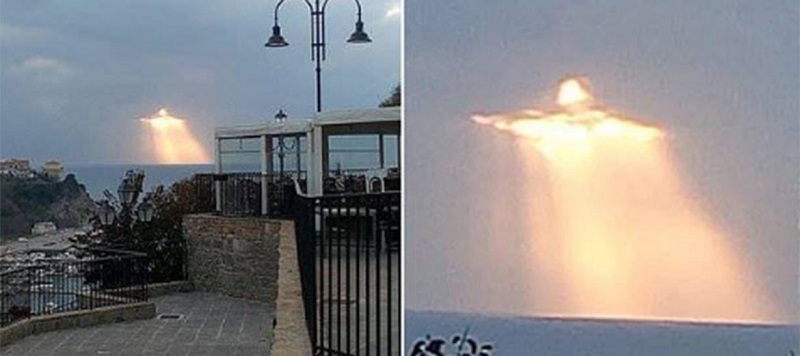 Hombre asegura haber tomado una foto de Cristo en las nubes